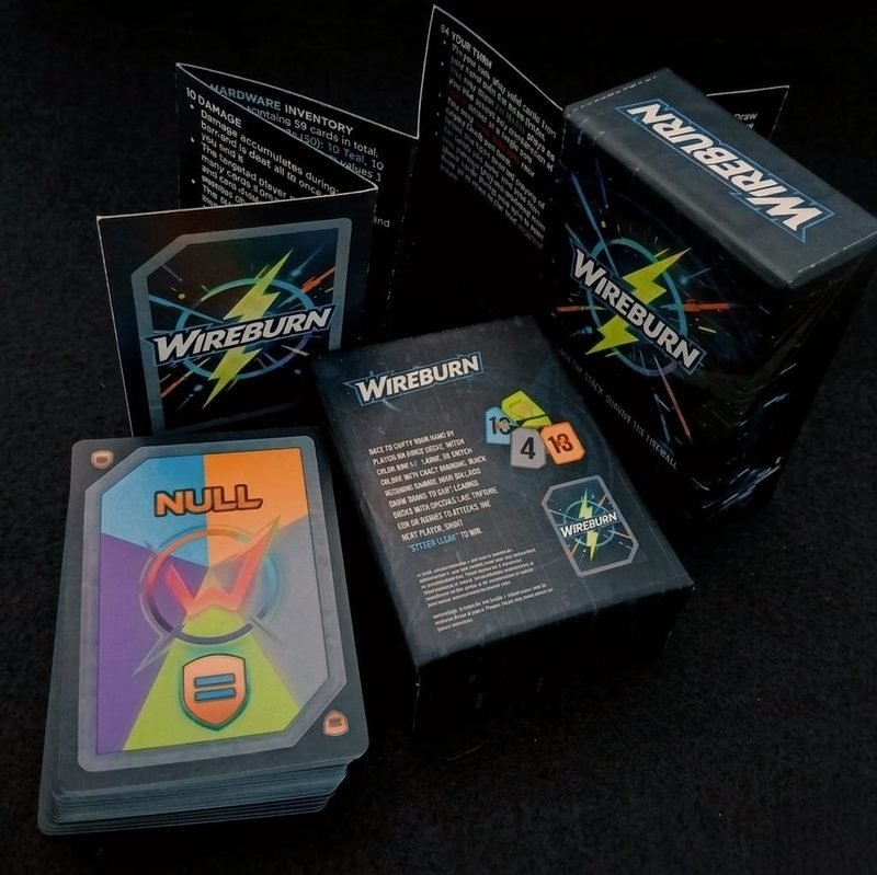 Wireburn deck and cards