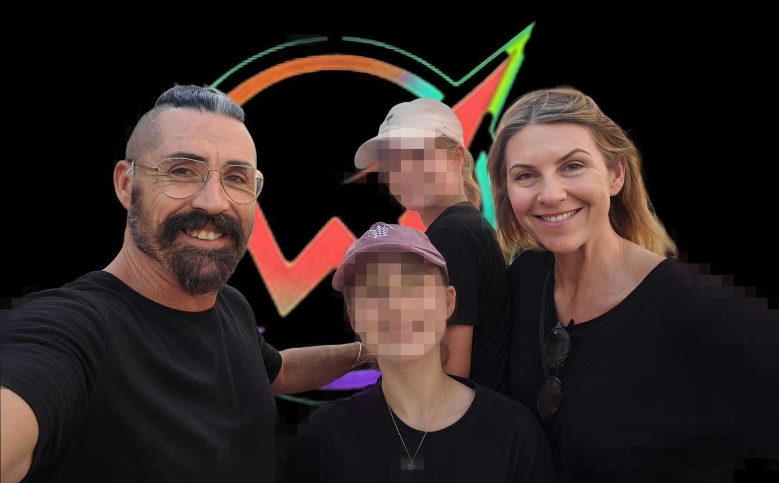 Adam, Angie and the family behind WIREBURN on the NSW South Coast